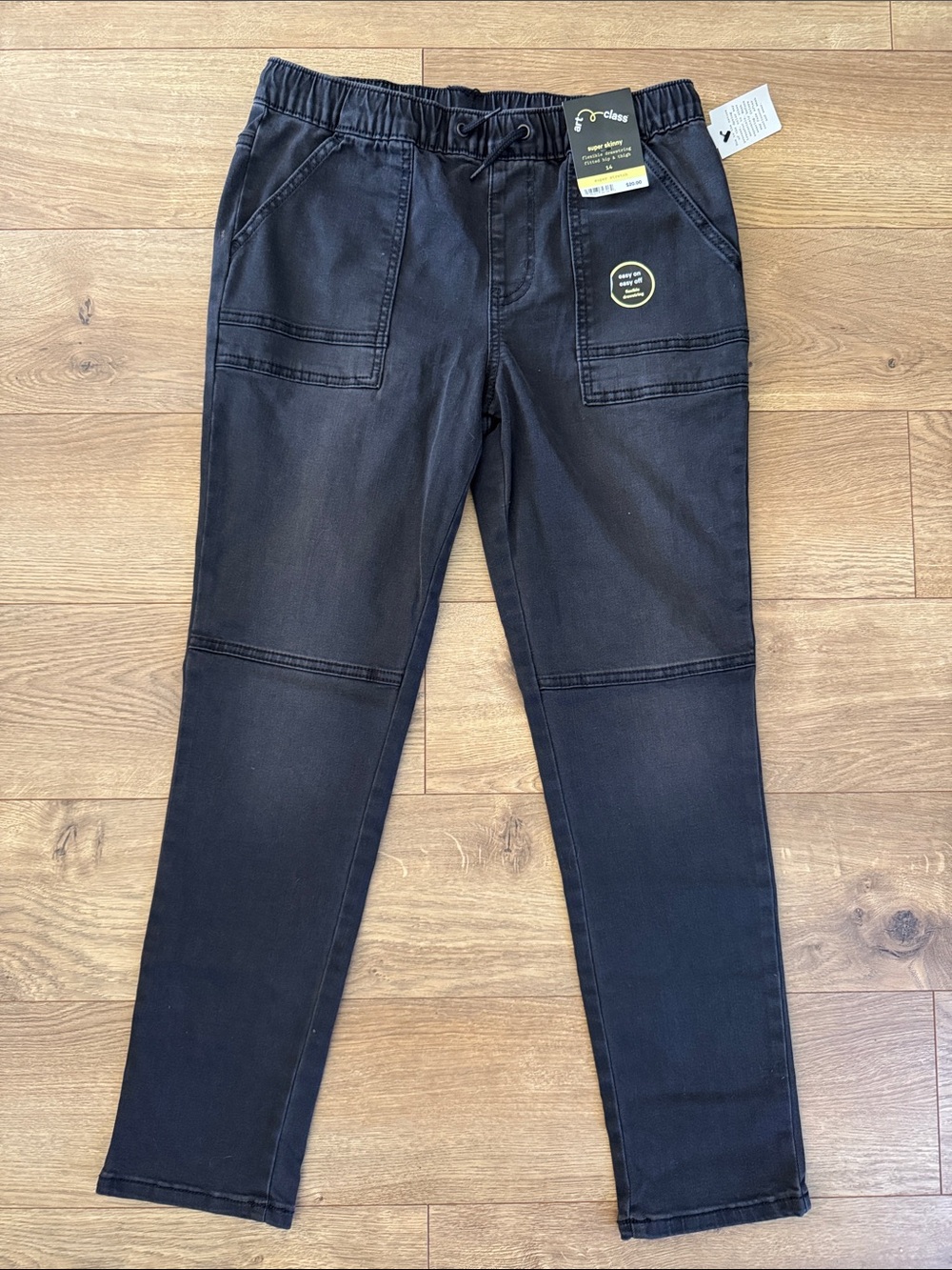 art class Black Super Skinny Girls Pants